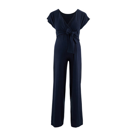 Schwangerschafts- & Stilloverall „Origin“ – Indigo – Cache Cœur – Elegant, bequem & nachhaltig