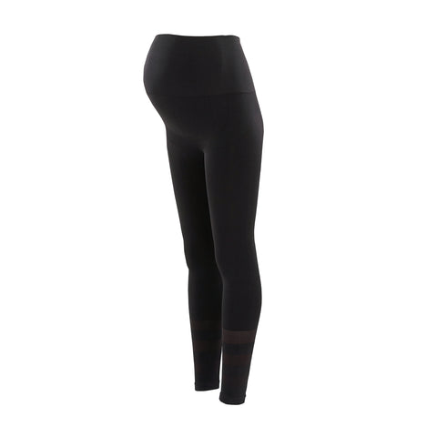 Sport-Leggings für Schwangere „Woma“ – Schwarz – Cache Cœur – Bequem, flexibel & umweltfreundlich