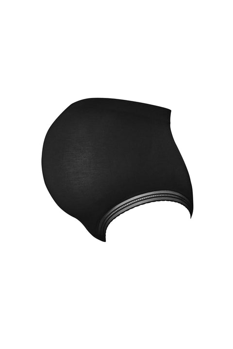 Maxi-Schwangerschaftsslip „Milk“ – Schwarz – Cache Cœur – Nahtlos, weich & mit Halt