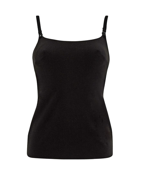 Still-Top „Bodyguard“ – Schwarz – Cache Cœur – Komfort, Schutz & diskretes Stillen