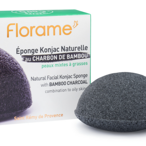 Konjac-Schwamm mit Bambuskohle – Für reine & strahlende Haut