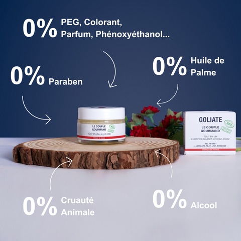 Crème Couple Gourmand cosmetible bio