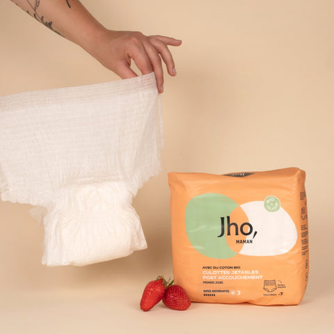 Postpartum-Einwegslip vo JHO – x7 Stück – weich, sicher & ultra-saugfähig