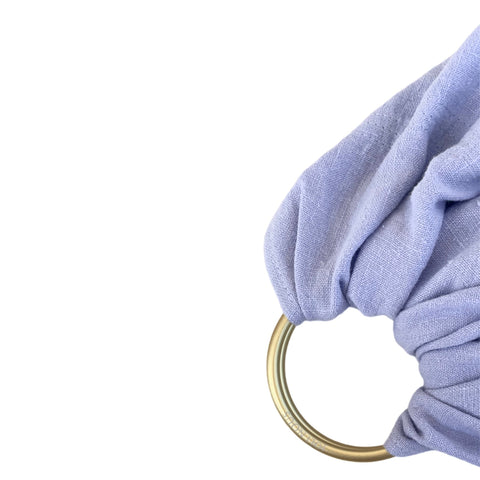 Fascia porta bebè ergonomica Ring Sling in lino kaki