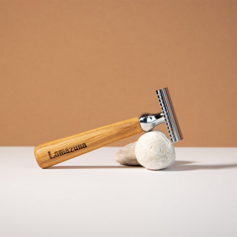 Rasoio di sicurezza in legno naturale