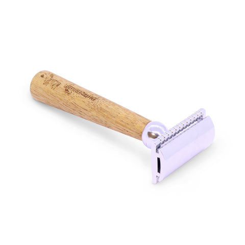 Rasoio di sicurezza in legno naturale