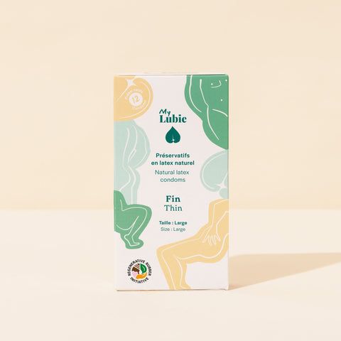 Kondome aus natürlichem Latex & Fair Trade Größe Large (12er-Pack)