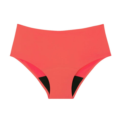 Shorty menstruel Hestia Ado Flux Moyen Rouge / Corail Pop