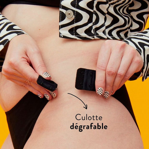 Mia Menstruationsslip mit Hakenverschluss – Mittlerer Fluss