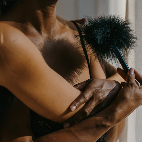 Coffret plume à caresses