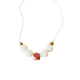 Collier d'Allaitement et de Portage Blanc Rose