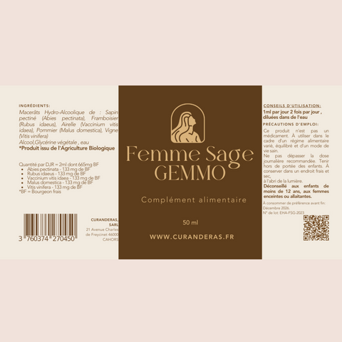 Complément alimentaire Gemmo_ Pré & Ménopause 50 ml