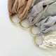 Fascia porta bebè ergonomica Ring Sling in lino naturale