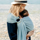 Ring Sling Tragetuch – Ergonomisch & aus Leinen – Farbe Marineblau