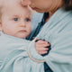 Ring Sling Tragetuch – Ergonomisch & aus Leinen – Farbe Marineblau