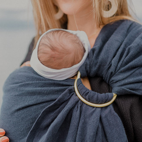Écharpe de portage physiologique Ring Sling Bleu Marine