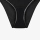 Menstruations-Bikinihose Océanides Teen – Mittlerer Fluss – Schwarz